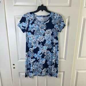Lilly Pulitzer Blue and White Floral dress